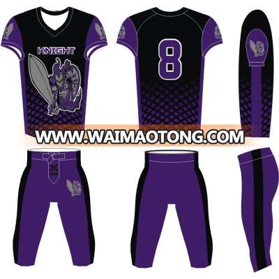 New design dye sublimation American football uniform