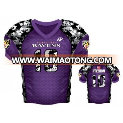 Custom sublimated american football jersey