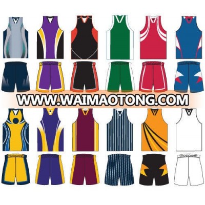 Digital Sublimation Basketball Uniforms Sublimated Basketball Jersey and Short